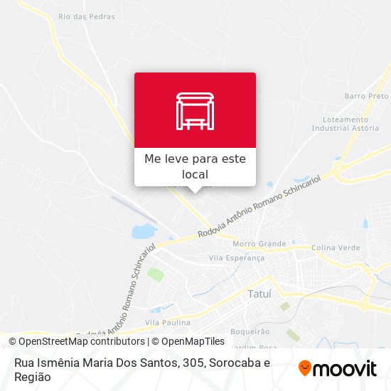 Rua Ismênia Maria Dos Santos, 305 mapa