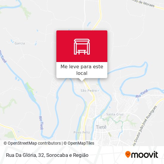 Rua Da Glória, 32 mapa