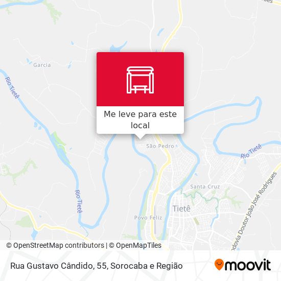 Rua Gustavo Cândido, 55 mapa