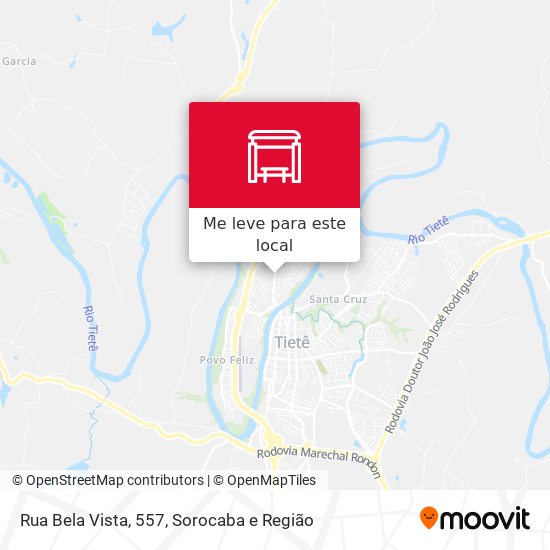 Rua Bela Vista, 557 mapa