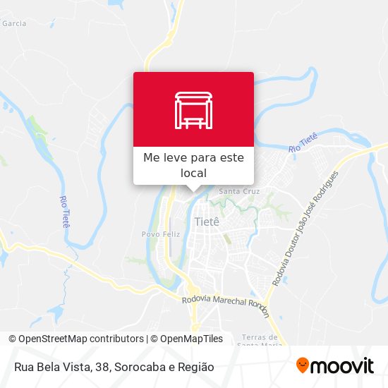 Rua Bela Vista, 38 mapa