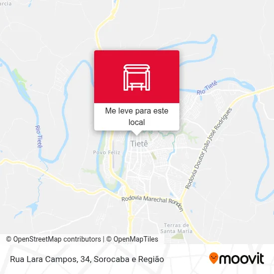 Rua Lara Campos, 34 mapa