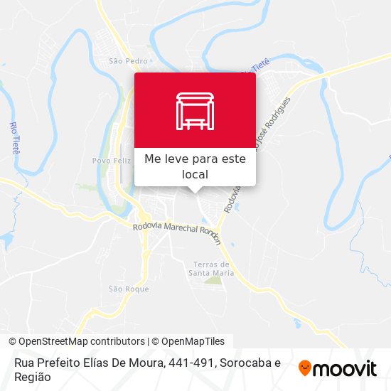 Rua Prefeito Elías De Moura, 441-491 mapa