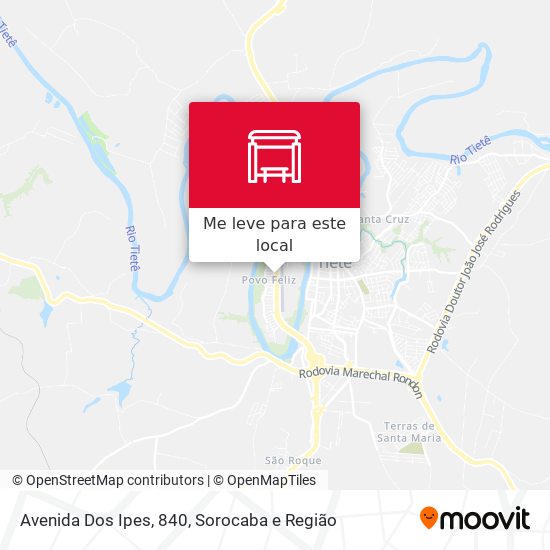 Avenida Dos Ipes, 840 mapa