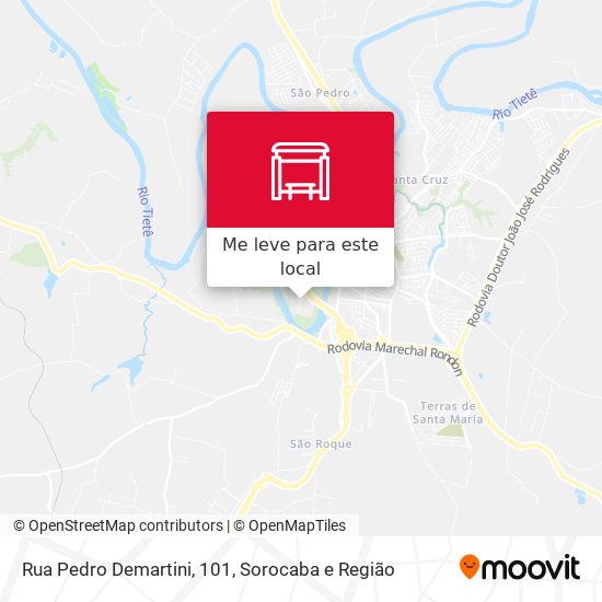 Rua Pedro Demartini, 101 mapa