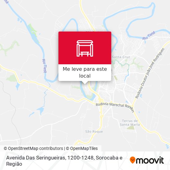 Avenida Das Seringueiras, 1200-1248 mapa