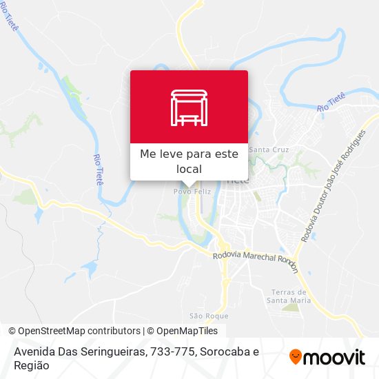 Avenida Das Seringueiras, 733-775 mapa