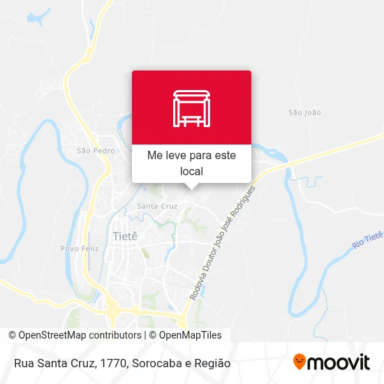 Rua Santa Cruz, 1770 mapa