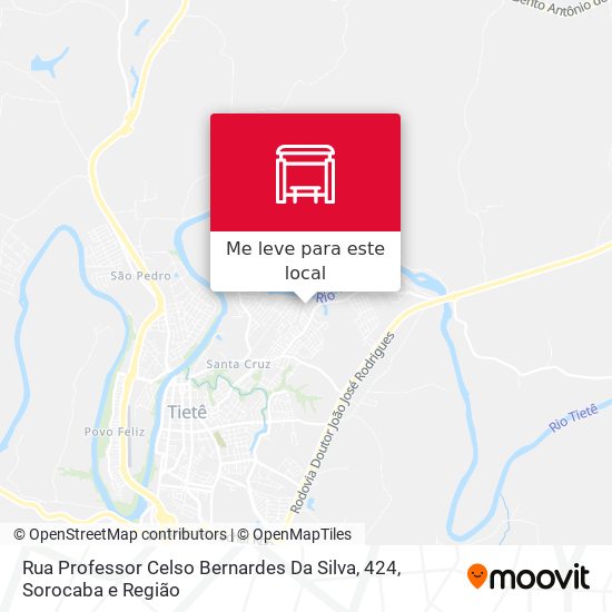 Rua Professor Celso Bernardes Da Silva, 424 mapa