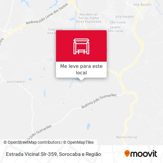 Estrada Vicinal Slr-359 mapa