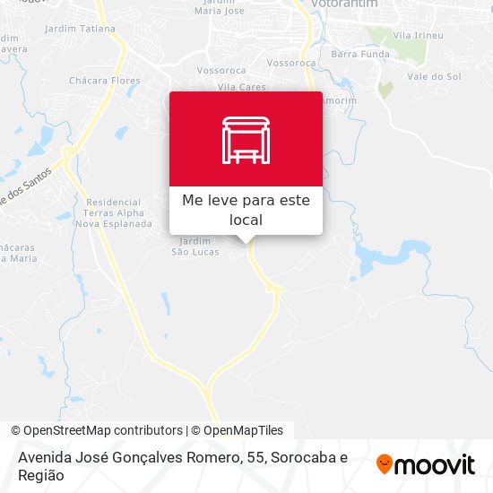 Avenida José Gonçalves Romero, 55 mapa