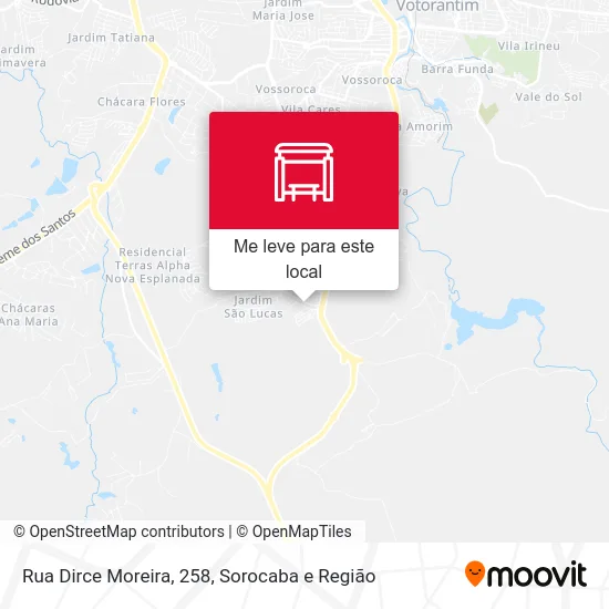 Rua Dirce Moreira, 258 mapa