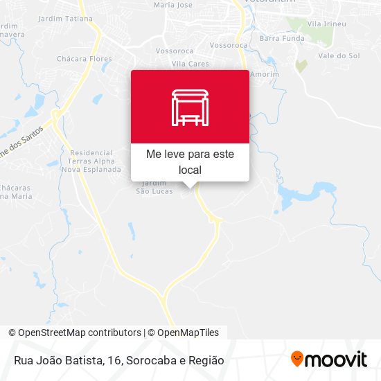 Rua João Batista, 16 mapa