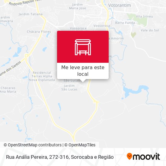 Rua Anália Pereira, 272-316 mapa