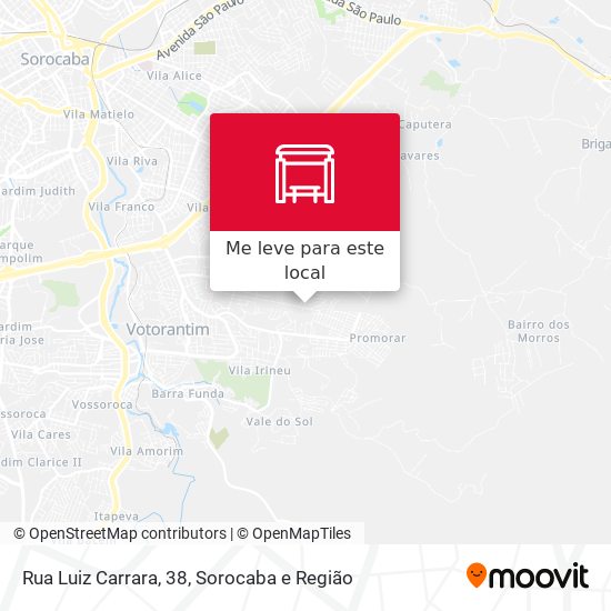 Rua Luiz Carrara, 38 mapa