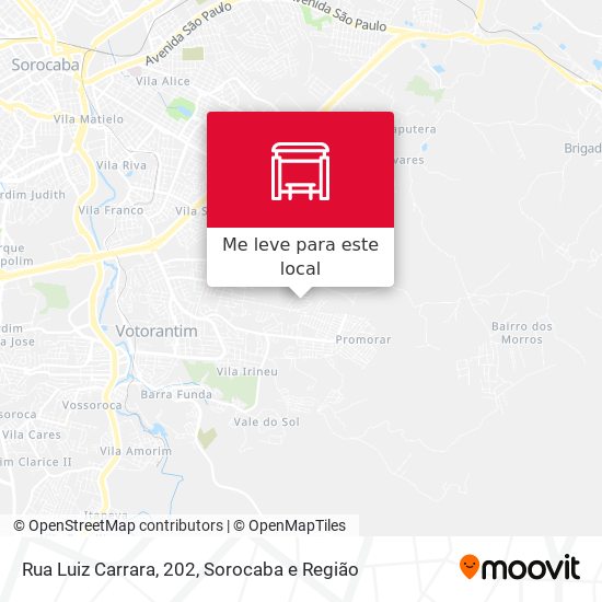 Rua Luiz Carrara, 202 mapa
