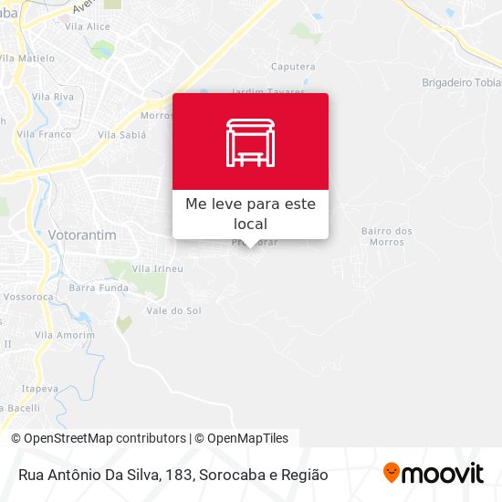 Rua Antônio Da Silva, 183 mapa