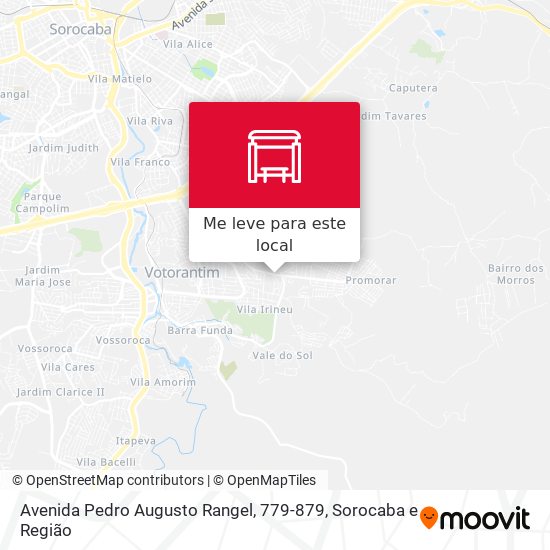 Avenida Pedro Augusto Rangel, 779-879 mapa