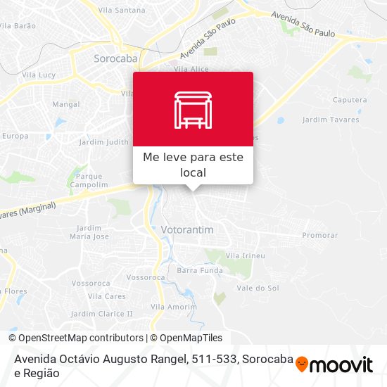Avenida Octávio Augusto Rangel, 511-533 mapa