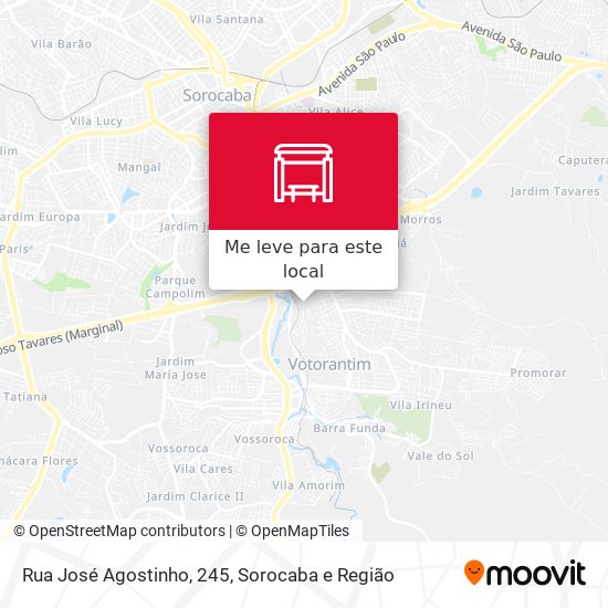 Rua José Agostinho, 245 mapa