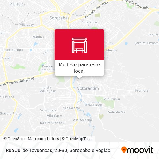 Rua Julião Tavuencas, 20-80 mapa