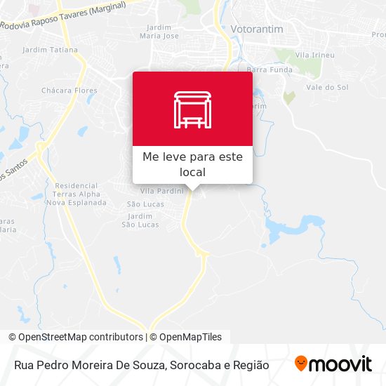 Rua Pedro Moreira De Souza mapa