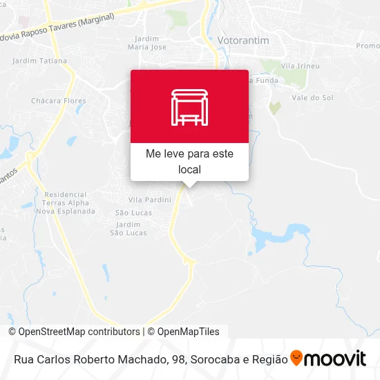 Rua Carlos Roberto Machado, 98 mapa