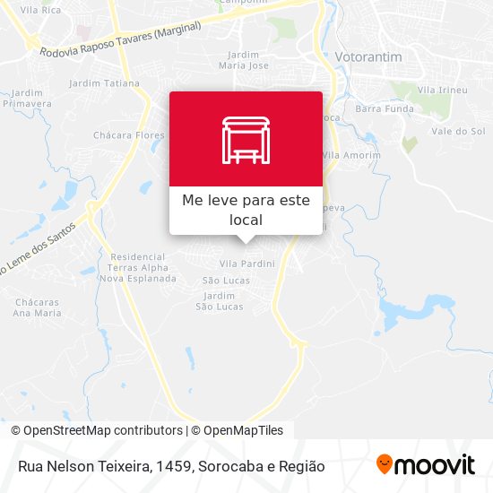 Rua Nelson Teixeira, 1459 mapa