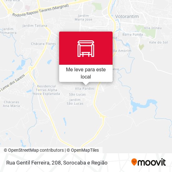 Rua Gentil Ferreira, 208 mapa