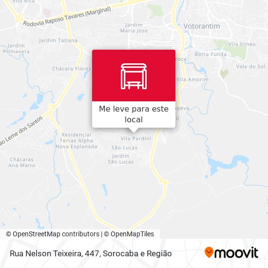 Rua Nelson Teixeira, 447 mapa