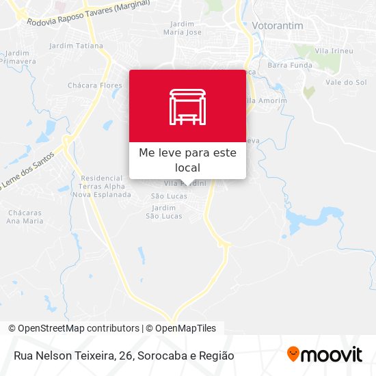 Rua Nelson Teixeira, 26 mapa