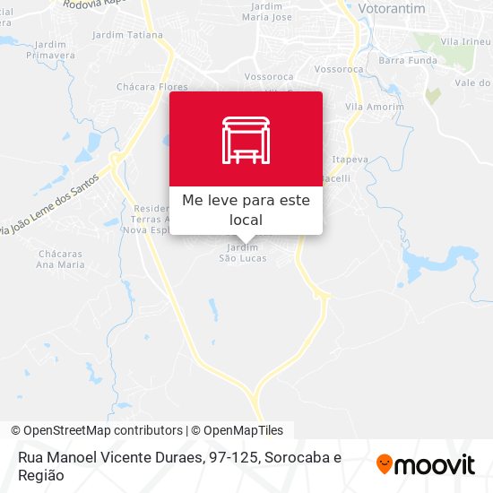 Rua Manoel Vicente Duraes, 97-125 mapa