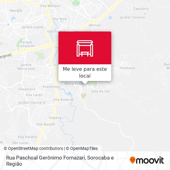 Rua Paschoal Gerônimo Fornazari mapa