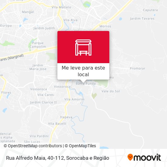 Rua Alfredo Maia, 40-112 mapa