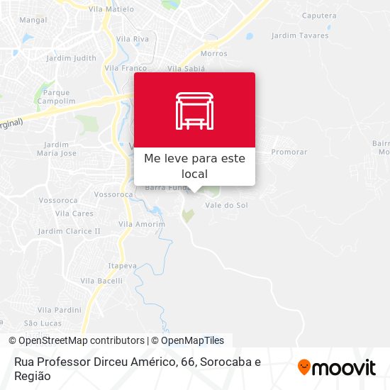 Rua Professor Dirceu Américo, 66 mapa