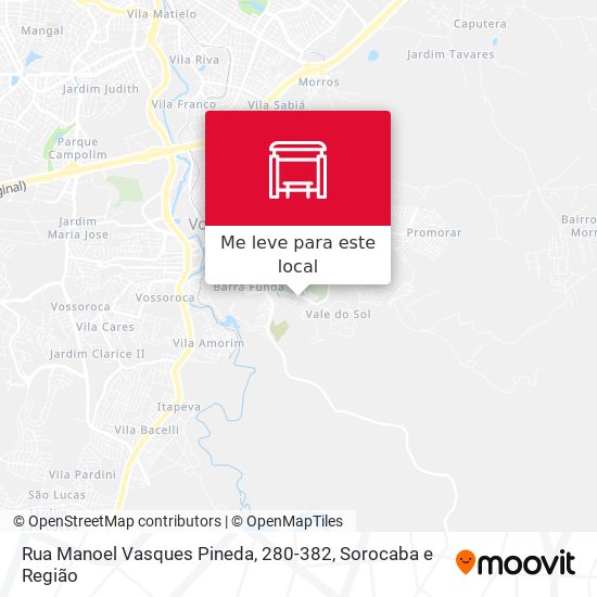 Rua Manoel Vasques Pineda, 280-382 mapa