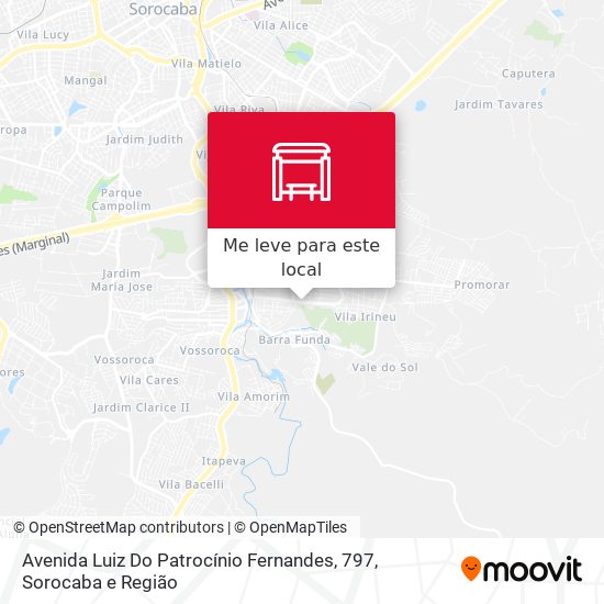Avenida Luiz Do Patrocínio Fernandes, 797 mapa