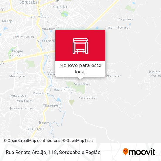 Rua Renato Araújo, 118 mapa