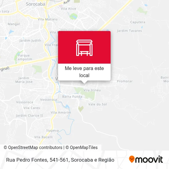 Rua Pedro Fontes, 541-561 mapa