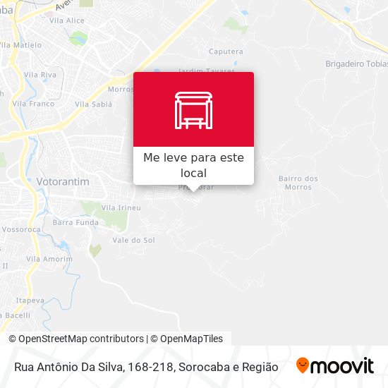 Rua Antônio Da Silva, 168-218 mapa