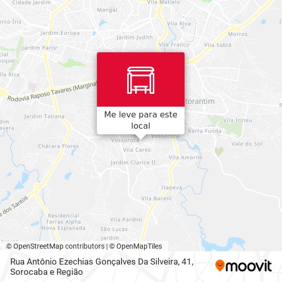 Rua Antônio Ezechias Gonçalves Da Silveira, 41 mapa