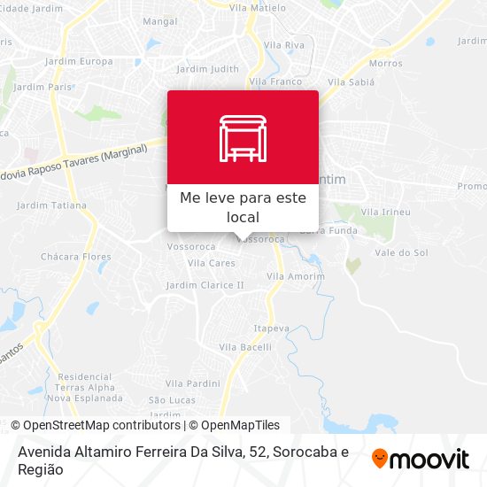 Avenida Altamiro Ferreira Da Silva, 52 mapa