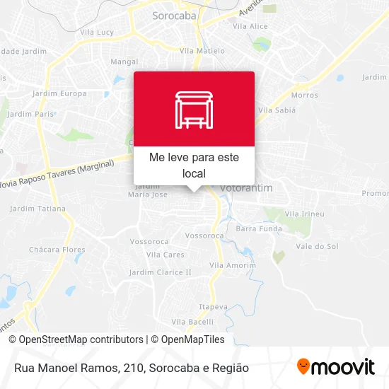 Rua Manoel Ramos, 210 mapa