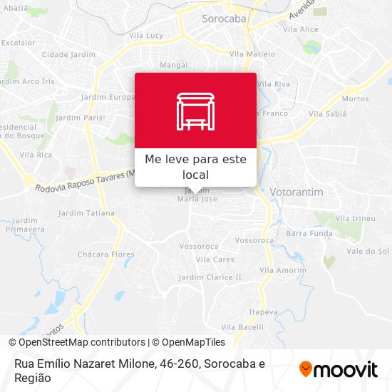 Rua Emílio Nazaret Milone, 46-260 mapa