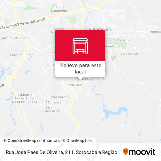 Rua José Paes De Oliveira, 211 mapa