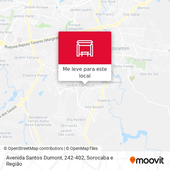 Avenida Santos Dumont, 242-402 mapa
