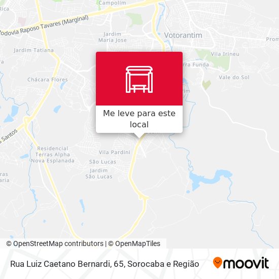 Rua Luiz Caetano Bernardi, 65 mapa