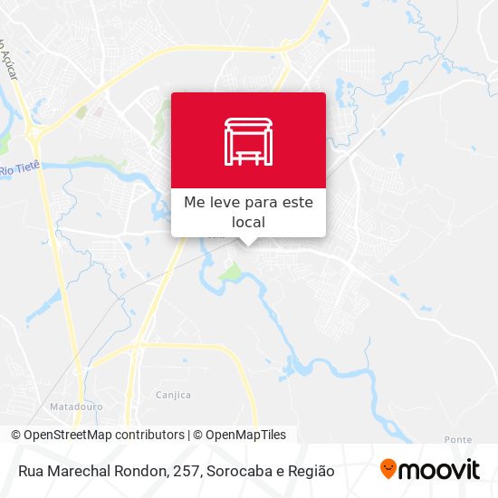 Rua Marechal Rondon, 257 mapa