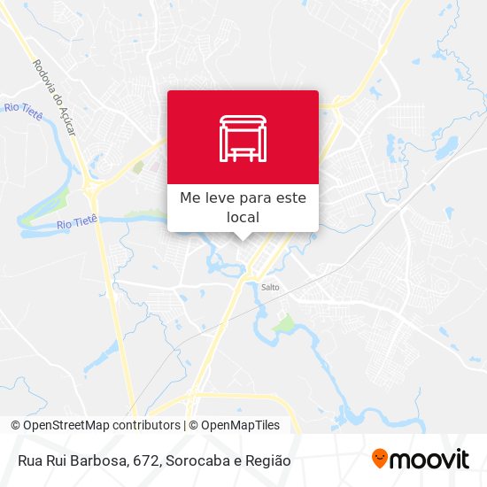 Rua Rui Barbosa, 672 mapa