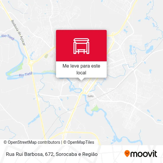Rua Rui Barbosa, 672 mapa